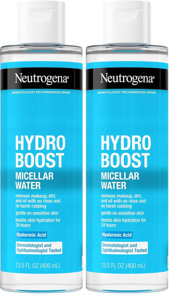 Neutrogena Hydro Boost Micellar Water with Hyaluronic Acid Micellar Cleansing Water for Sensitive Skin