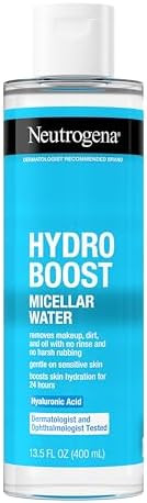 Neutrogena Hydro Boost Micellar Water with Hyaluronic Acid Micellar Cleansing Water for Sensitive Skin