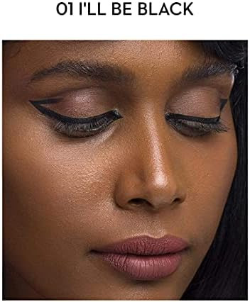 SUGAR Cosmetics Arrested For Overstay Waterproof Eyeliner Matte Finish - 1 count (Pack of 1) 01 I'll Be Black (Black Eyeliner)