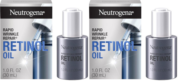 Neutrogena Rapid Wrinkle Repair Retinol Face Oil Daily Anti Aging Face Serum to Fight Fine Lines