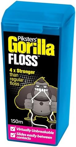 Piksters Gorilla Floss  Extra Strong Dental Floss for Plaque Remove
