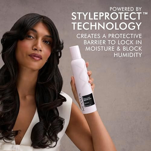 Nexxus Volume Mousse Medium Hold Frizz Control and  Shine 10.6 oz  For flat hair  delivers voluminous lift lasting hold and humidity protection with touchable shine