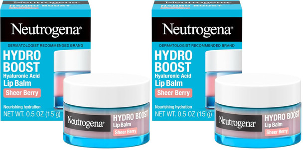 Neutrogena Hydro Boost Hyaluronic Acid Lip Balm Nourishing Vitamin E Leaves Lips Feeling Hydrated