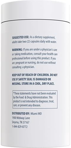 MiamiMD Total Beauty Matrix Collagen Supplements for Women  Collagen Capsules with Vitamin C for Hair Skin and Nails  Cruelty Free