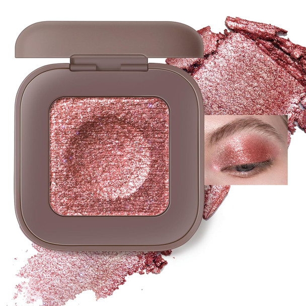 Noerrors Duochrome Plum Mauve Green Blue Glitter Eyeshadow Palette