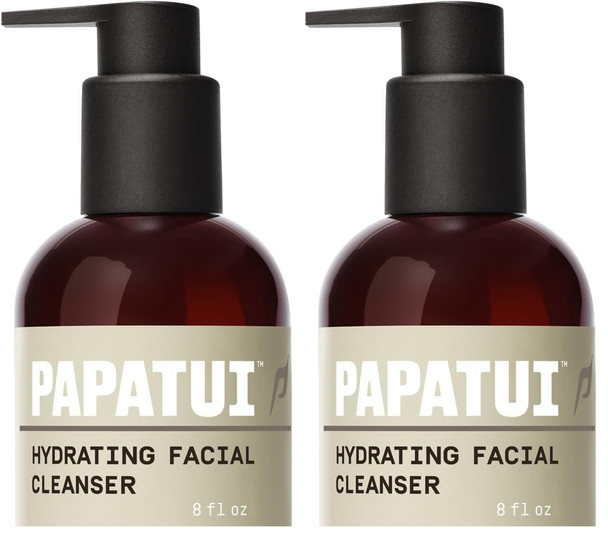 PAPATUI by Dwayne Johnson Hydrating Men's Face Cleanser  Made with Niacinamide Hyaluronic Acid  Unscented