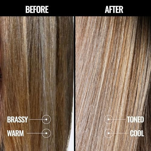 PRAVANA The Perfect Blonde Purple Toning Conditioner Neutralizes Brassy, Yellow Tones For Color Treated Hair  Chromasilk Enhances Shine and  Protection Vegan, Cruelty-Free | Paraben andSulfate Free