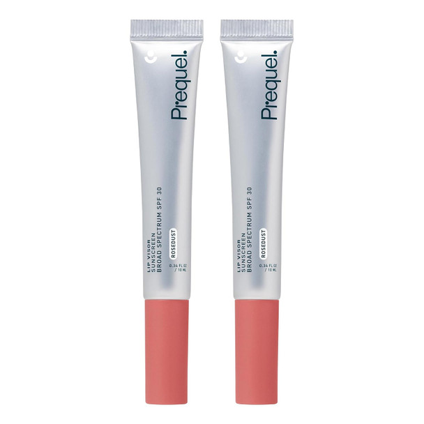 Prequel Skin Lip Visor Tinted Lip Balm with SPF 30 PA+++.Mint Flavor Rosy Nude Shade with Non Sticky Finish  Moisturizing Semi Gloss Balm Sunscreen for Daily Use