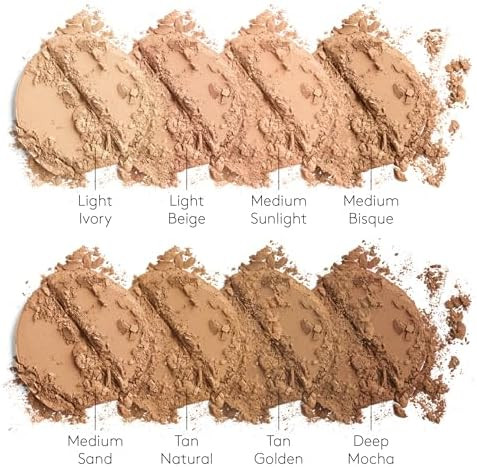 Colorescience Natural Finish Pressed Foundation, SPF 20, Medium Sunlight