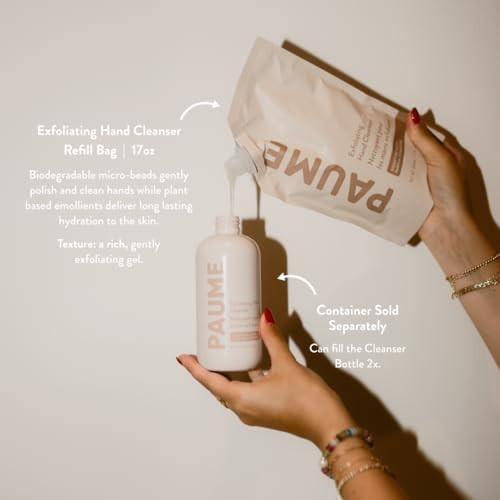 PAUME Exfoliating Hand Cleanser Refill Vegan Hand Soap
