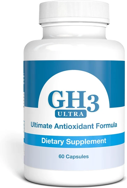 Nattura G-H3 Ultra, Ultimate Antioxidant Formula - NEW, Improved Anti-Aging Complex (Ginkgo Biloba, R-Alpha Lipoic Acid, Coenzyme Q10, Acetyl L-Carnitine, Vitamin B6) - 60 Caps