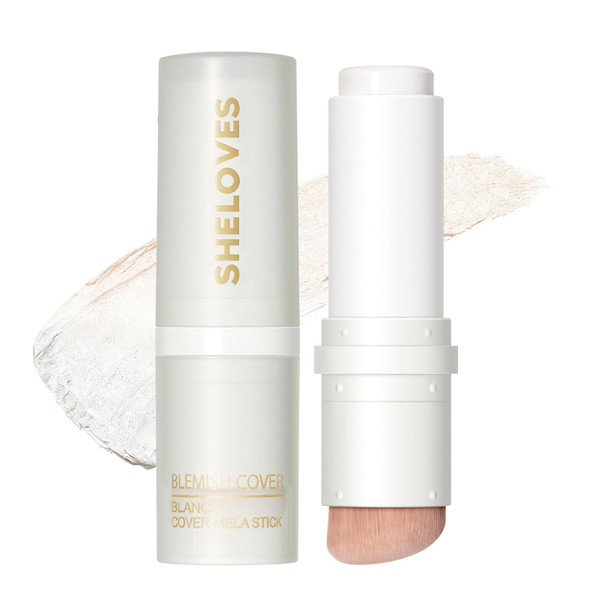 Noerrors Color Changing Foundation Stick for Natural Tones Dual Ended with Angled Slope Brush