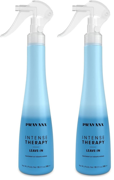PRAVANA Intense Therapy Leave In Conditioner Spray Treatment and  Detangler  Instantly Detangles and  Hydrates  Equalizes Hair Porosity  For All Hair Types  Strengthens and  Softens Hair