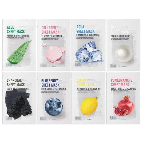 EUNYUL Purity Korean Collagen Face Mask for Skincare Hydrating and Nourishing