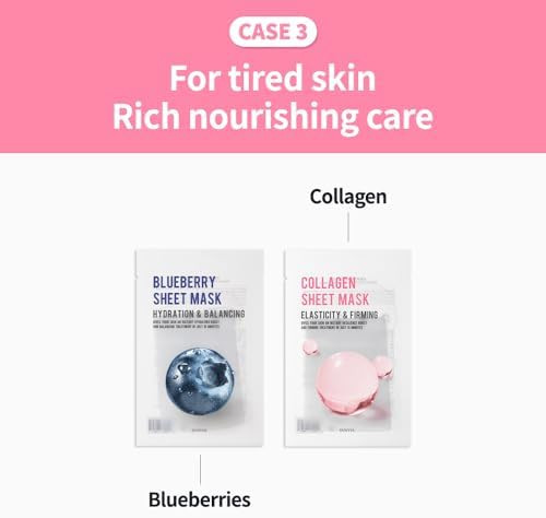 EUNYUL Purity Korean Collagen Face Mask for Skincare Hydrating and Nourishing