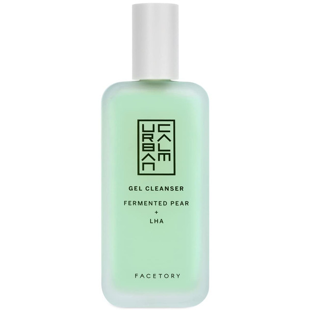 FACETORY Urban Calm Hydrating Face Wash for Women Gentle Gel Facial Cleanser with Fermented Pear  and LHA Sensitive Skin Face Wash and Daily Makeup Remover for Oily Dry and Combination Skin 1 Fl Oz