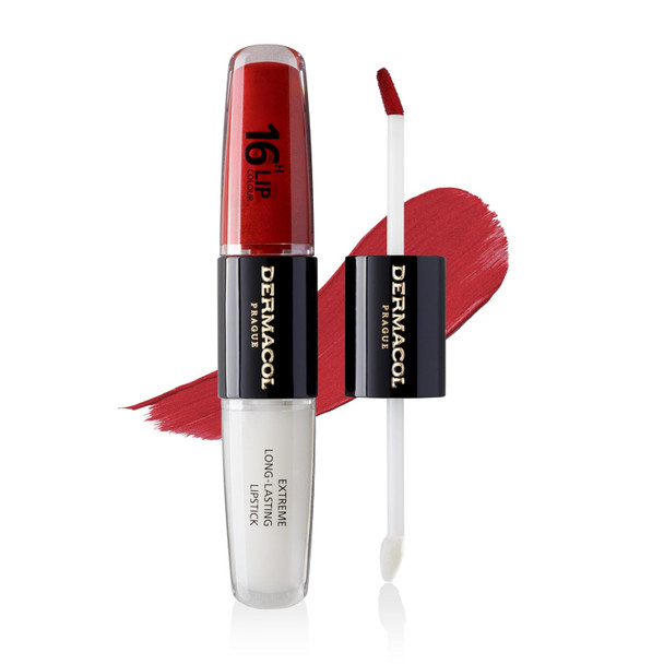 Dermacol 16-Hour Lip Color, Two-Phase Kissproof Lip Stain & Gloss