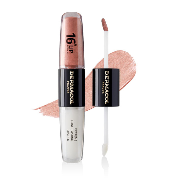 Dermacol 16-Hour Lip Color, Two-Phase Kissproof Lip Stain & Gloss