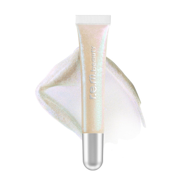 r.e.m. beauty by ariana grande Plumping Lip Gloss Iridescent Duochrome Finish that Sparkles