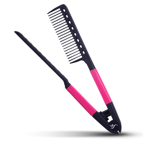 HerStyler Hair Straightening Comb for Flat Iron - Easy Styling & Parting