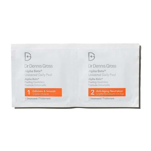 Dr. Dennis Gross Alpha Beta Universal Daily Peel: for Uneven Tone or Texture and Fine Lines or Enlarged Pores, (5 Treatments)