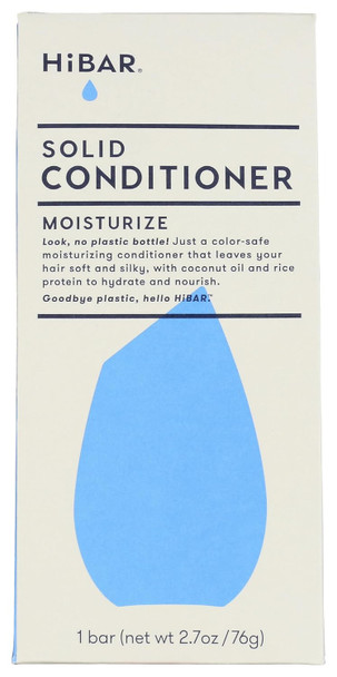 HiBAR - Moisturize Conditioner Bar - For Dry, Frizzy Hair - 1 Bar
