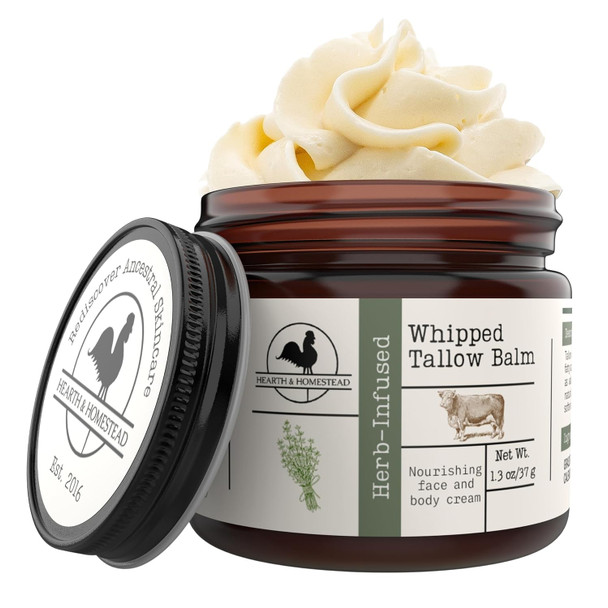 Hearth & Homestead Whipped Beef Tallow for Skin & Face - 1.3oz