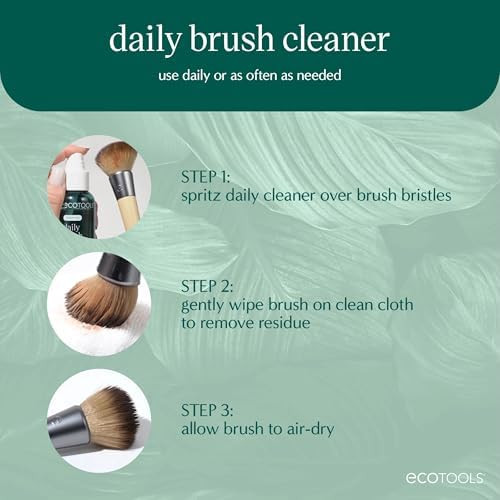 EcoTools Daily Brush Cleaner Makeup Brush Cleanser Spray 3 fl oz