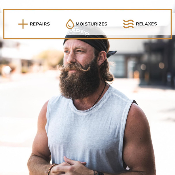 Live Bearded® 3-Step Beard Grooming Kit, Legend, Sandalwood