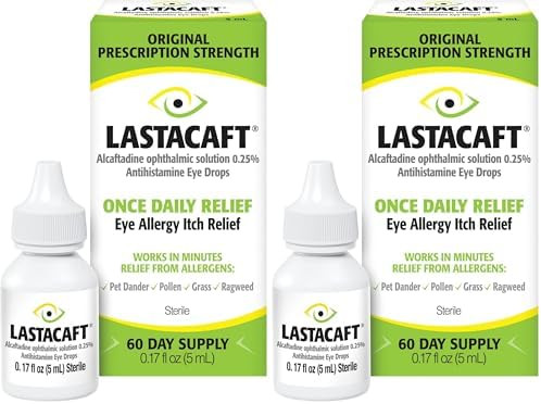 Lastacaft Once Daily Eye Allergy Itch Relief Drops 0.17 fl oz (5 mL)