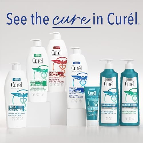 Curel Extreme Dry Hand Relief  Dermatologist Recommended Long-Lasting Cream For Dry Hands Paraben Free, Fragrance-Free Hand Lotion Extreme Relief Hand Lotion Long-Lasting Moisturizer Skin Care Essential Fragrance-Free, Travel Size