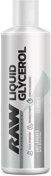 RAW Liquid Glycerol Workout Supplement Liquid Glycerol Supplement for Enhanced Pumps Increased Muscle Fullness
