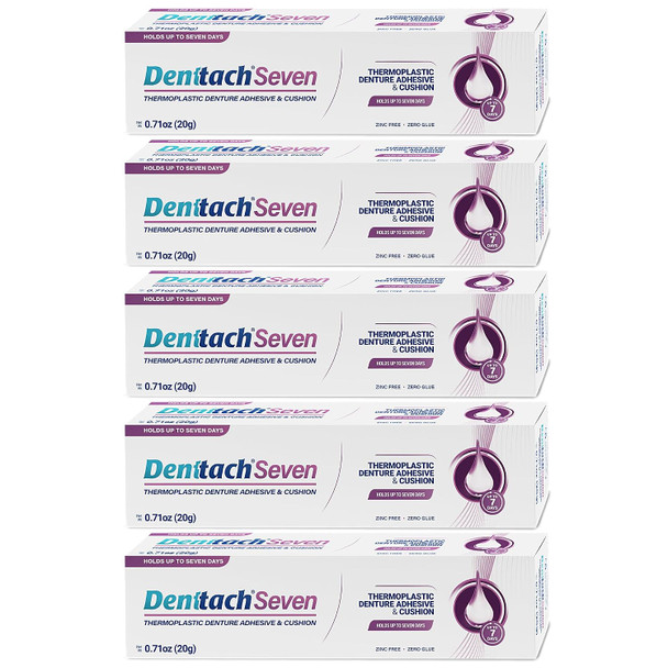 Denture Adhesive, Thermoplastic Denture Adhesive, Up to 7 Days Comfortable Secure Denture Grip Cushion and Soft Reliner, Waterproof, Non Glue  Zinc Free, Denture Reliner