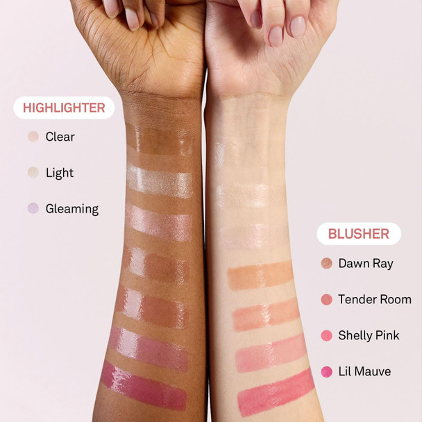 hince True Dimension Radiance Balm Korean Glass Skin Highlighter, with Squalane & Safflower Oil | Cream Blush, Eyeshadow & Lip Glow in One | Dewy Glass Skin Finish, No Parabens, 10g