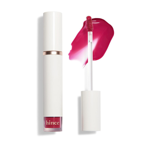 HINCE Mood Enhancer Water Liquid Glow - Non-Sticky & Waterproof Lip Stain for Women - Long Wearing Lip Gloss for Natural and Glass Glow - Moisturizing Liquid Makeup, 0.16 fl.oz