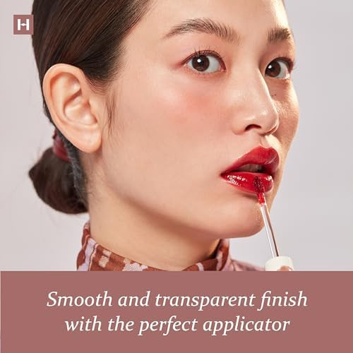 HINCE Mood Enhancer Water Liquid Glow - Non-Sticky & Waterproof Lip Stain for Women - Long Wearing Lip Gloss for Natural and Glass Glow - Moisturizing Liquid Makeup, 0.16 fl.oz