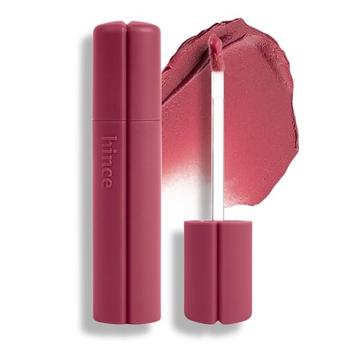 HINCE Nu Blur Tint - Creamy Velvet Matte Lip Tint with Soft-Focus Blur Finish, Airy Whipped Mousse Texture, Lightweight Buildable Korean Lip Cream, Non-Drying, Long-Lasting, 0.13 oz