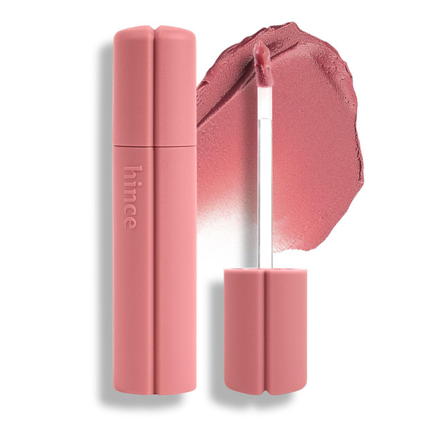 HINCE Nu Blur Tint - Creamy Velvet Matte Lip Tint with Soft-Focus Blur Finish, Airy Whipped Mousse Texture, Lightweight Buildable Korean Lip Cream, Non-Drying, Long-Lasting, 0.13 oz