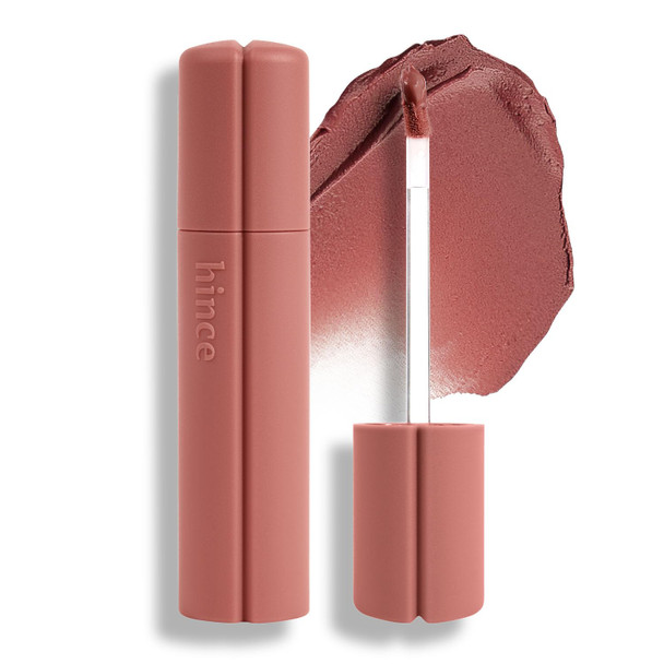 HINCE Nu Blur Tint - Creamy Velvet Matte Lip Tint with Soft-Focus Blur Finish, Airy Whipped Mousse Texture, Lightweight Buildable Korean Lip Cream, Non-Drying, Long-Lasting, 0.13 oz