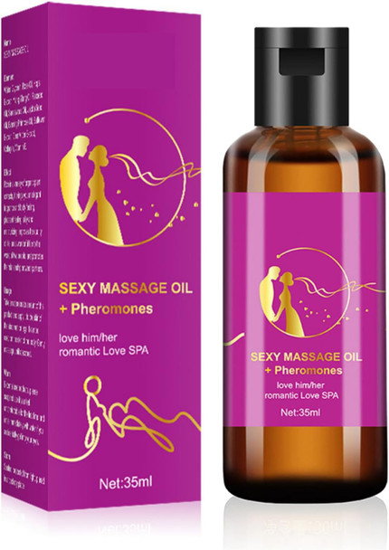 Hotiary Pheromones Massage Oil Lover Spa for Women and Men Oil Massage Oil for Couples Sex Love Him Her Romantic Oil