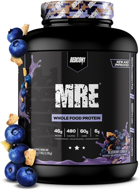 REDCON1 MRE Whole Food Protein Powder Meal Replacement Made with Animal and Plant Based Protein Sources