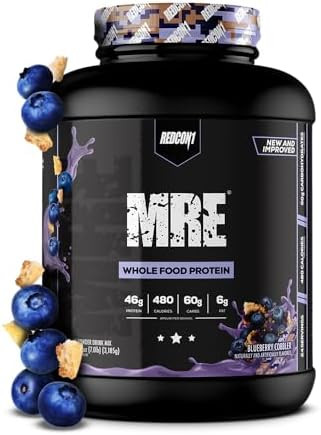 REDCON1 MRE Whole Food Protein Powder Meal Replacement Made with Animal and Plant Based Protein Sources