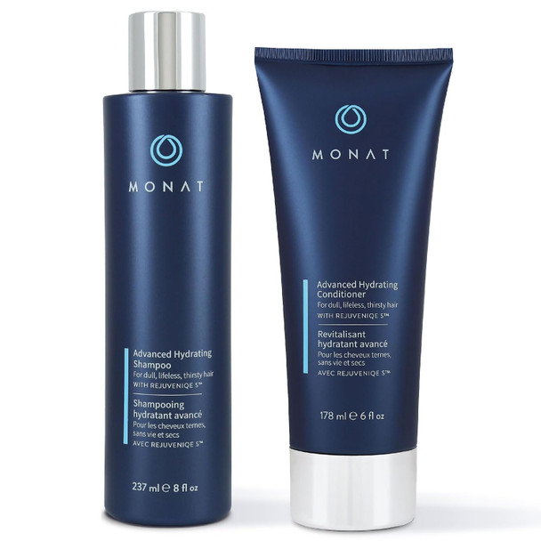 MONAT Volumizing Shampoo & Conditioner Set Infused with REJUVENIQE – Lightweight Care for Fine, Flat Hair – Enhances Volume, Adds Softness and Shine