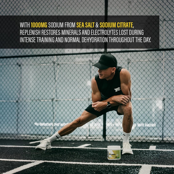 RAW Replenish Packets Premium Electrolytes Powder Recovery Formula