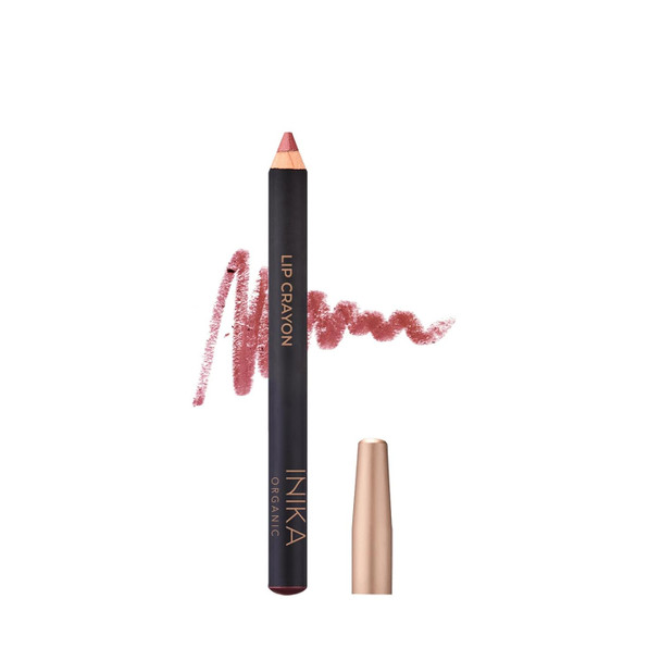 INIKA Organic Long Lasting Lipstick Crayon with Vegan Lipstick and Organic Lip Liner  Hypoallergenic Cruelty-Free Matte Finish Enriched with Vitamin E and Coconut Oil