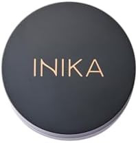INIKA Organic Mineral Powder Foundation with SPF 25 - Vegan Makeup, Natural Looking, Buildable Coverage, Flawless Radiance and Glow Blemish Coverage Cruelty Free  Sustainable Packaging