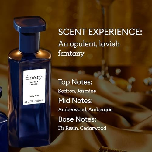 Fine'ry Body Mist Gift Set  Fragrance Spray Trio Floral Scents Hair and Body Perfume Mist  Vegan Cruelty Free | 5 oz x 3
