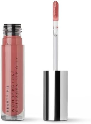 Beauty Pie Wondergloss Collagen Plumping Lip Gloss  Nectar Hydrating Lip Plumper  Non Sticky Finish  Long Lasting Lip Gloss  Luminous Shine  Lightweight Feel