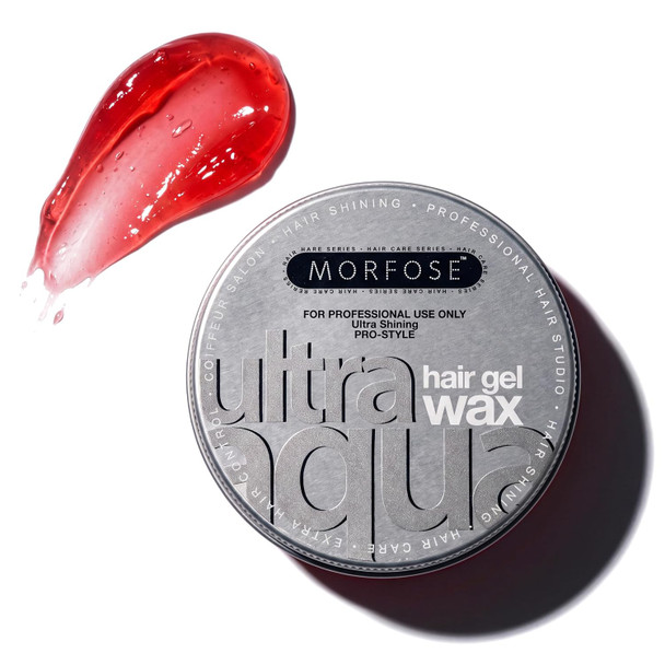 Morfose Max Aqua Hair Gel Wax | Hard Gel Pomade | Level