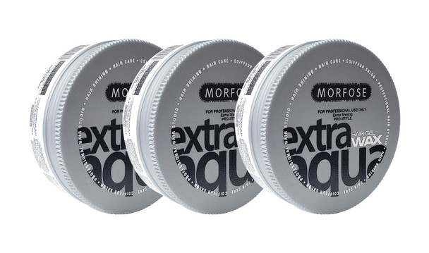 Morfose Max Aqua Hair Gel Wax | Hard Gel Pomade | Level